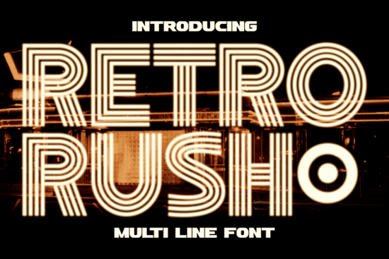 Retro Rush Font